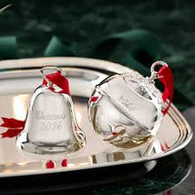 Load image into Gallery viewer, 2026 Silverplate Christmas Bell Ornament