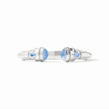 Load image into Gallery viewer, Cannes Iridescent Chalcedony Blue Demi Cuff