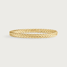 Load image into Gallery viewer, Cheval Braid Hinged Bangle Thin