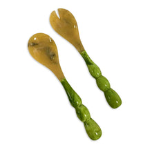 Load image into Gallery viewer, Resin Rio Bubble Salad Servers