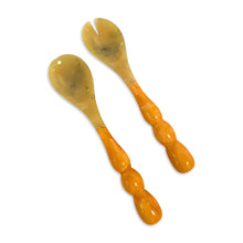 Load image into Gallery viewer, Resin Rio Bubble Salad Servers