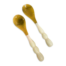 Load image into Gallery viewer, Resin Rio Bubble Salad Servers