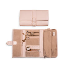 Load image into Gallery viewer, Hayley Cream Jewelry Clutch