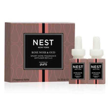 Load image into Gallery viewer, Rose Noir & Oud Refill Duo for Pura Smart Home Fragrance Diffuser