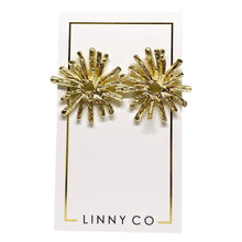 Load image into Gallery viewer, Sierra: Gold Starburst Earring