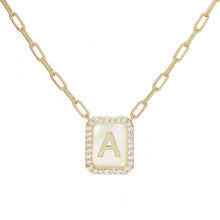Load image into Gallery viewer, Gold Plated Initial Necklace
