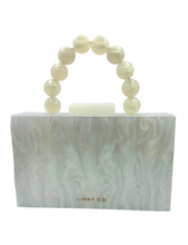 Load image into Gallery viewer, Cecelia Clutch - Pearl White