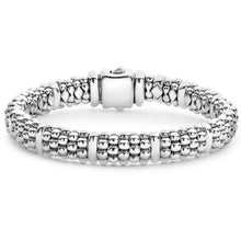 Load image into Gallery viewer, SS Signature Caviar 9mm Station Bracelet
