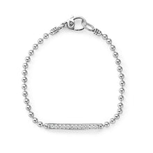 Load image into Gallery viewer, SS Caviar Spark 3mm Bar Chain Bracelet
