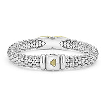 Load image into Gallery viewer, Sterling Silver and 18K Embrace Pave Diamond 9mm X Bracelet
