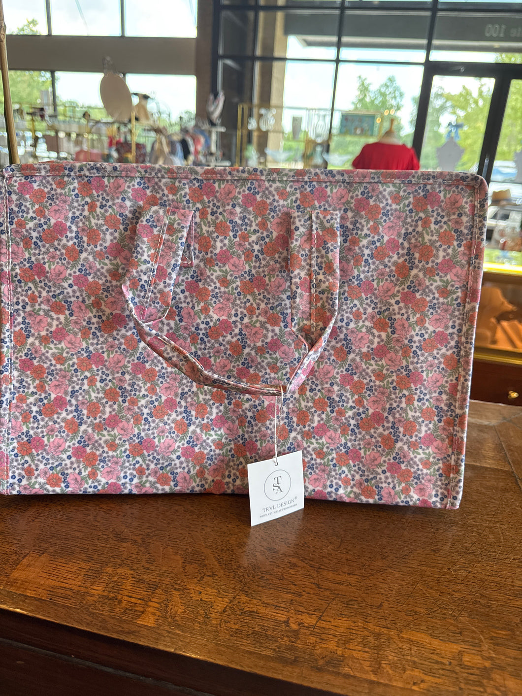 Garden Floral Overnight Tote