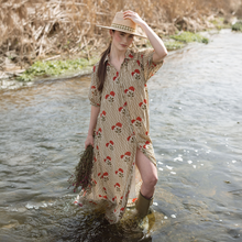 Load image into Gallery viewer, Wavy Stripe Oasis Dress
