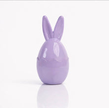 Load image into Gallery viewer, Medium Lilac Bunny Glass Candle

