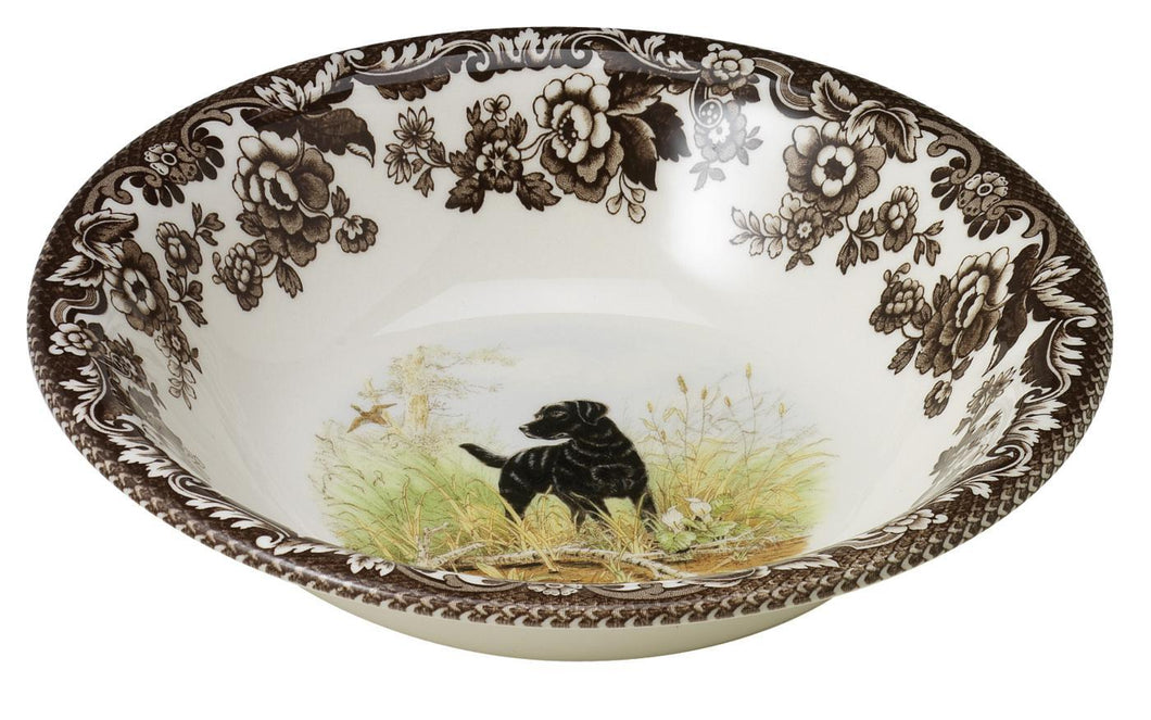 Black Lab Ascot Cereal Bowl