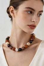 Load image into Gallery viewer, Mixed Resin Ball Beaded Strand Necklace
