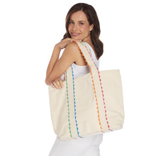 Load image into Gallery viewer, Colorful Ric Rac Tote
