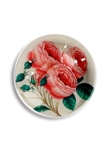Load image into Gallery viewer, Three French Roses French Crystal Dome Paperweight
