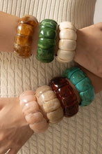Load image into Gallery viewer, Color-Block Acrylic Stretch Cord Bracelet
