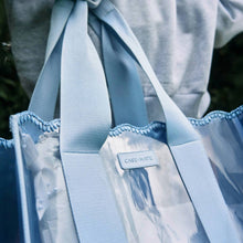 Load image into Gallery viewer, Case-Mate Carolina Blue Crochet Wave Jelly Tote Bag
