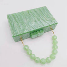 Load image into Gallery viewer, Pearl Acrylic Beaded Clutch
