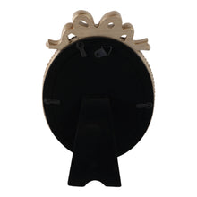 Load image into Gallery viewer, Photo Frame - Gold Polyresin Oval Coquette with Bow, 4x6 in.
