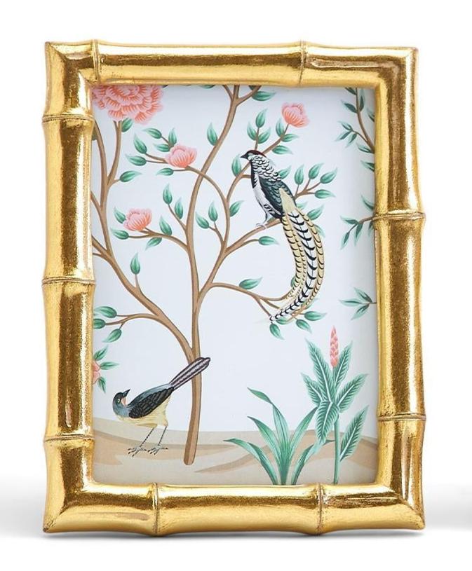 Gold Faux Bamboo Frame