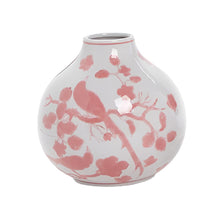 Load image into Gallery viewer, Pink Chinoiserie Vases
