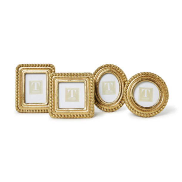 4X4 Gold Beaded Frame