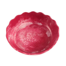 Load image into Gallery viewer, Pink Resin Scalloped Bowl
