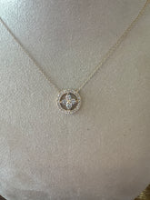 Load image into Gallery viewer, 14K YG Round Fashion Diamond Pendant
