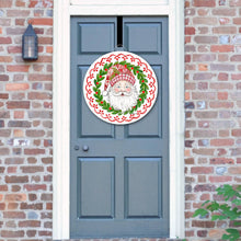 Load image into Gallery viewer, Quilted Santa Door Hanger
