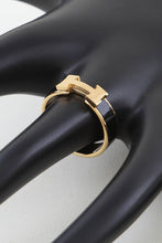 Load image into Gallery viewer, Enamel H Design Ring
