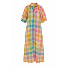 Load image into Gallery viewer, Rainbow Plaid Oasis Dress
