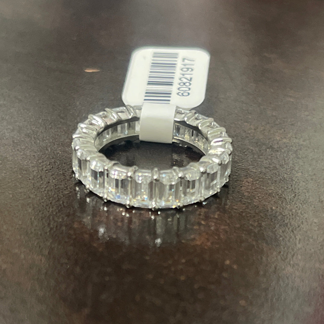 SS CZ Baguette Eternity Band