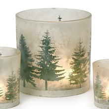 Load image into Gallery viewer, Winter Forest Candleholders
