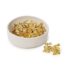 Load image into Gallery viewer, Golden Bunny Napkin Rings
