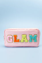 Load image into Gallery viewer, Classic Glam Small Travel Cosmetic Makeup Pouch
