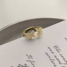 Load image into Gallery viewer, Simple Zircon Butterfly Women's Ring
