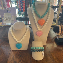 Load image into Gallery viewer, Heart Beaded Necklace

