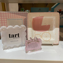 Load image into Gallery viewer, Girl Baby Carriage Square Plate
