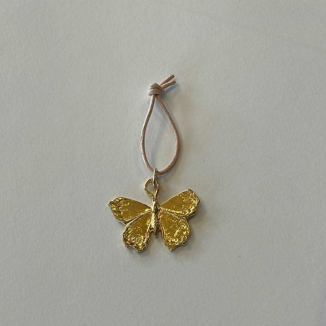 Large Butterfly Gold Charm
