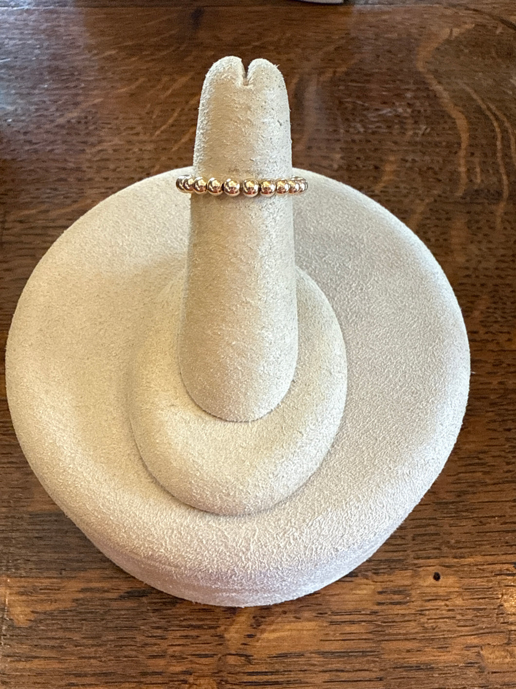 14K Gold Filled 2mm Bead Stretch Rings