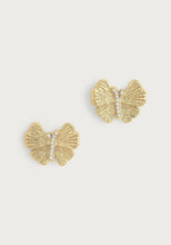 Load image into Gallery viewer, Butterfly Gold Stud Earrings
