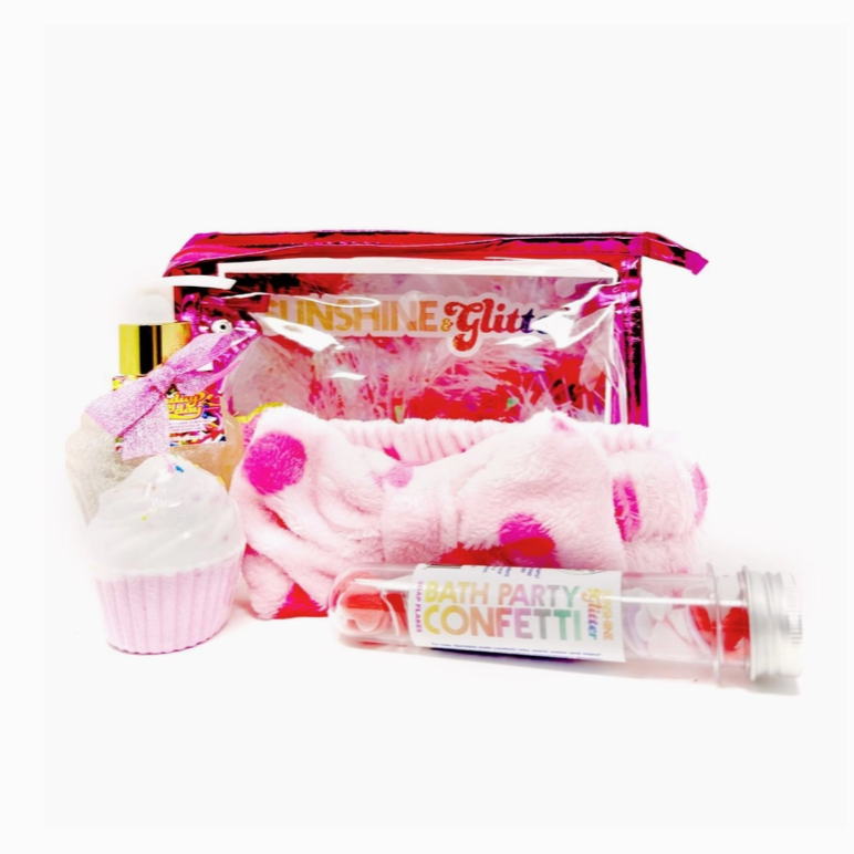Sweet Treats Pink Bath Gift Set