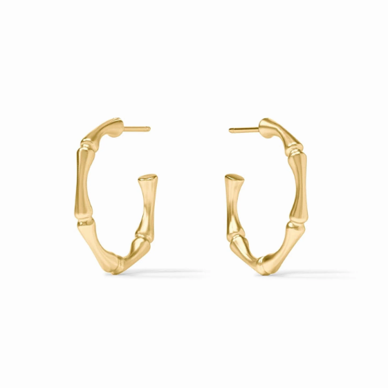 Bamboo Gold Hoop