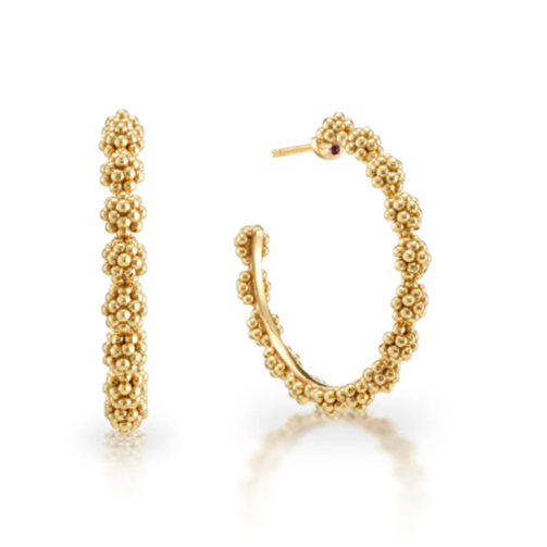 Berry Icon Medium Hoop Earrings