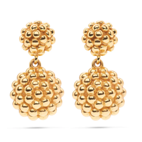 Berry Double Drop Earrings