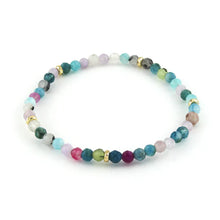 Load image into Gallery viewer, 14k Gold Filled Gemstone Bracelet 4mm
