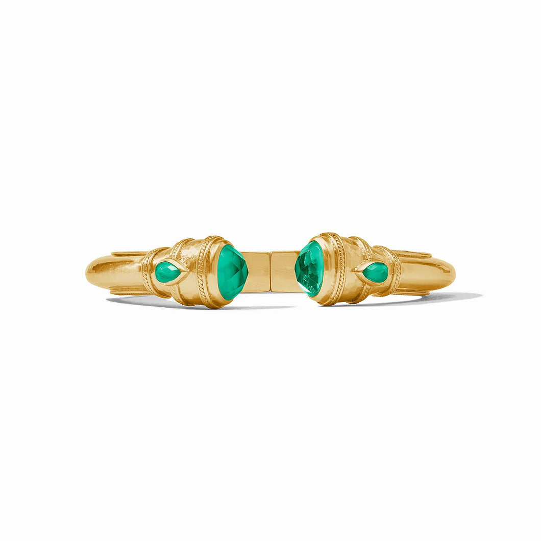Cannes Iridescent Emerald Demi Cuff