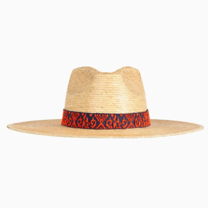 Zicatela Ikat Palm Hat